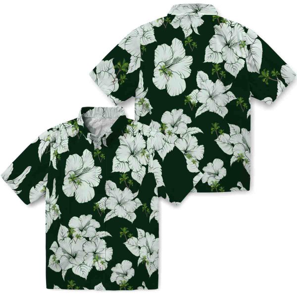 Palm Tree Hibiscus Blooms Hawaiian Shirt Latest Model