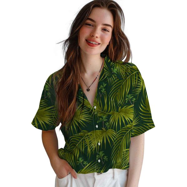 Palm Tree Leafy Palms Hawaiian Shirt Trendy