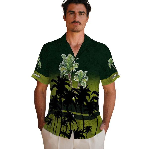 Palm Tree Sunset Pattern Hawaiian Shirt High quality