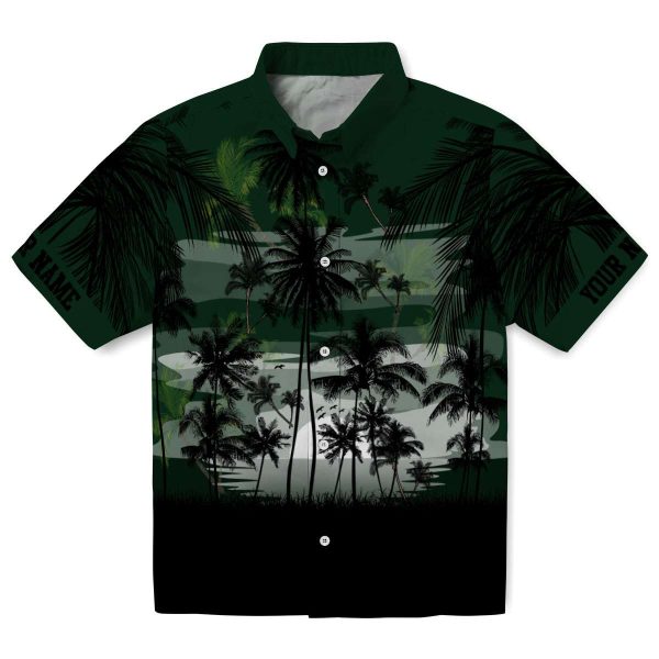 Palm Tree Sunset Scene Hawaiian Shirt Best selling