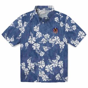 Patriotic Hibiscus Clusters Hawaiian Shirt Best selling