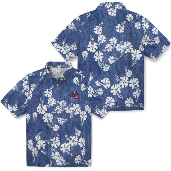 Patriotic Hibiscus Clusters Hawaiian Shirt Latest Model