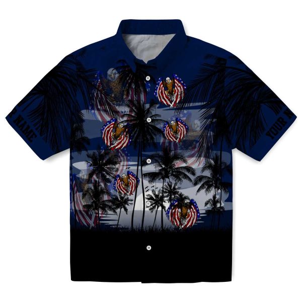 Patriotic Sunset Scene Hawaiian Shirt Best selling