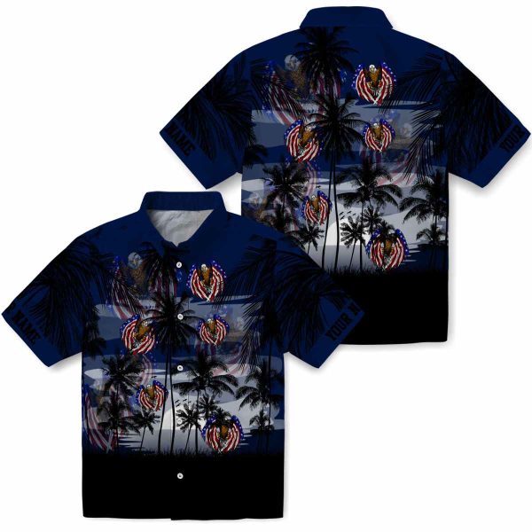 Patriotic Sunset Scene Hawaiian Shirt Latest Model