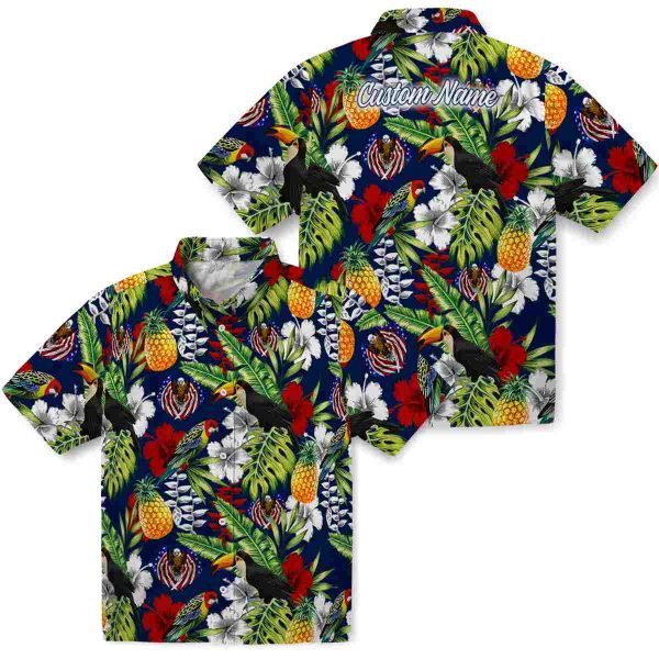 Patriotic Tropical Toucan Hawaiian Shirt Latest Model