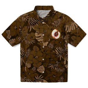 Peach Jungle Vibes Hawaiian Shirt Best selling