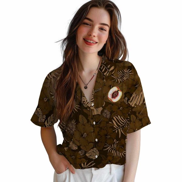 Peach Jungle Vibes Hawaiian Shirt Trendy