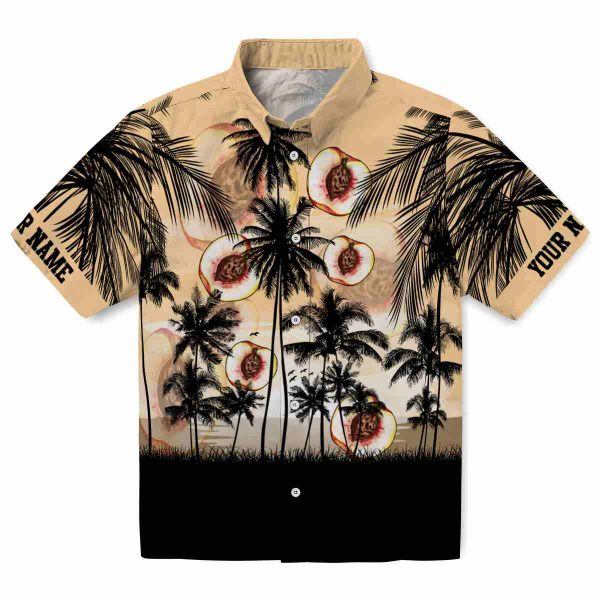 Peach Sunset Scene Hawaiian Shirt Best selling