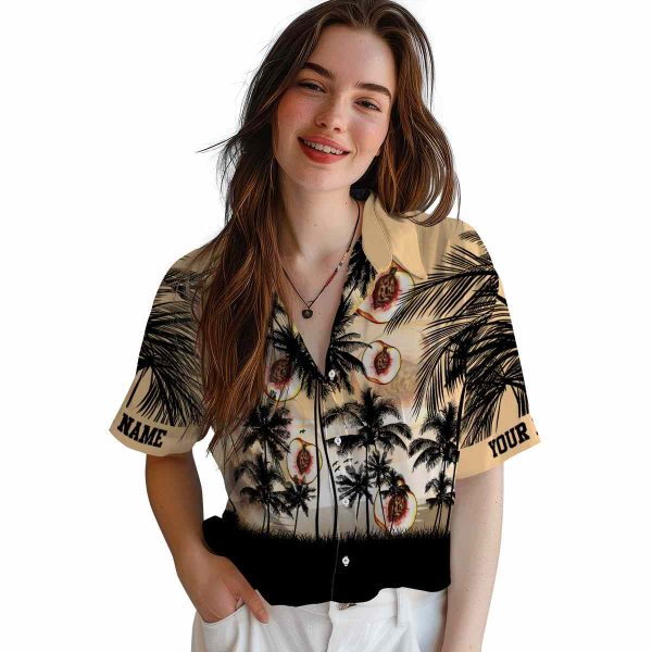 Peach Sunset Scene Hawaiian Shirt Trendy