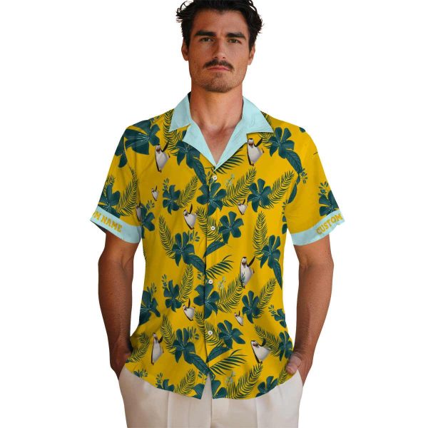 Penguin Botanical Print Hawaiian Shirt High quality