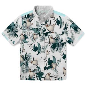Penguin Botanical Theme Hawaiian Shirt Best selling