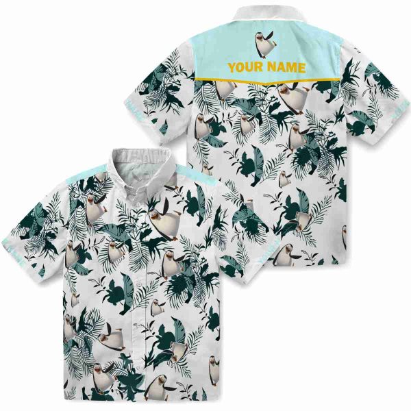 Penguin Botanical Theme Hawaiian Shirt Latest Model