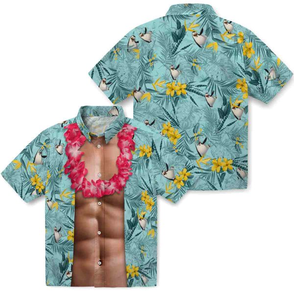 Penguin Chest Illusion Hawaiian Shirt Latest Model