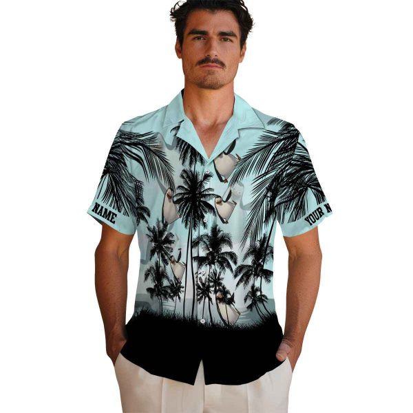 Penguin Sunset Scene Hawaiian Shirt High quality