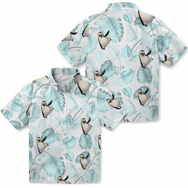 Penguin Tropical Plants Hawaiian Shirt Latest Model