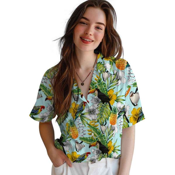 Penguin Tropical Toucan Hawaiian Shirt Trendy