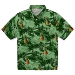 Pineapple Coastal Palms Hawaiian Shirt Best selling