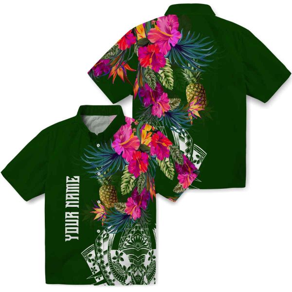 Pineapple Floral Polynesian Hawaiian Shirt Latest Model