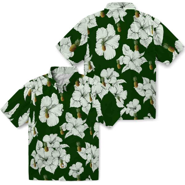 Pineapple Hibiscus Blooms Hawaiian Shirt Latest Model