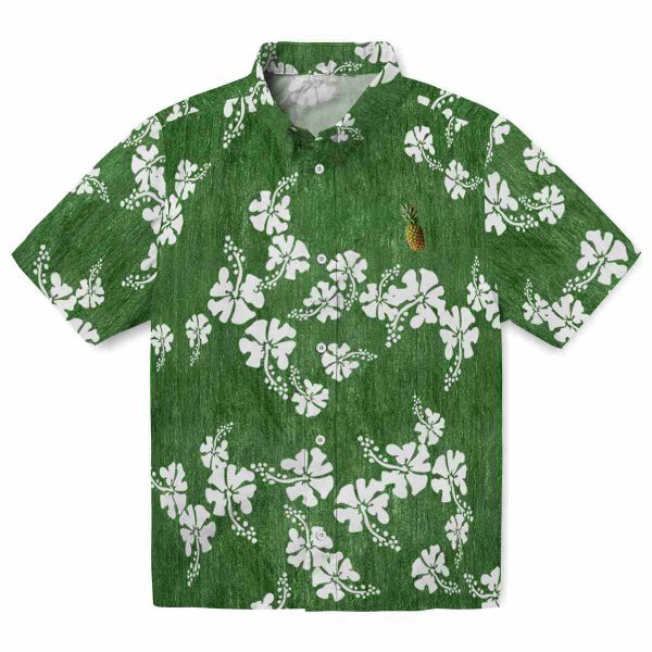 Pineapple Hibiscus Clusters Hawaiian Shirt Best selling