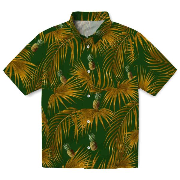 Pineapple Leafy Palms Hawaiian Shirt Best selling