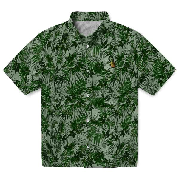 Pineapple Leafy Pattern Hawaiian Shirt Best selling