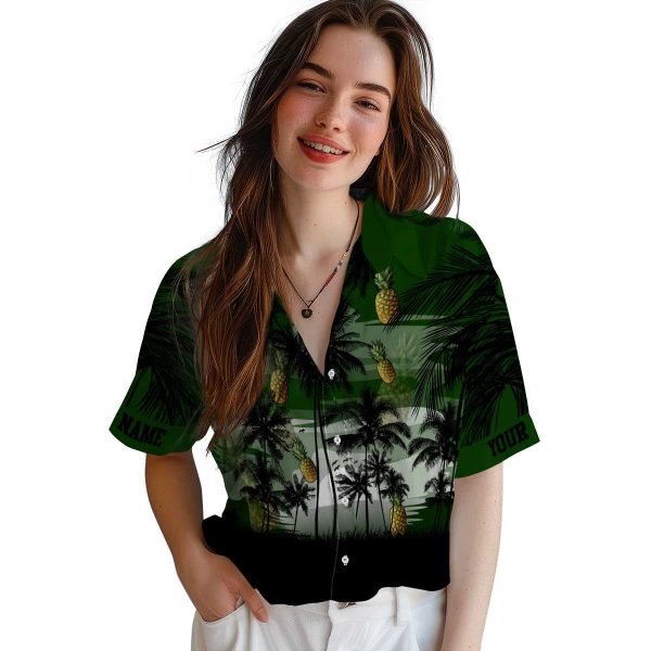 Pineapple Sunset Scene Hawaiian Shirt Trendy