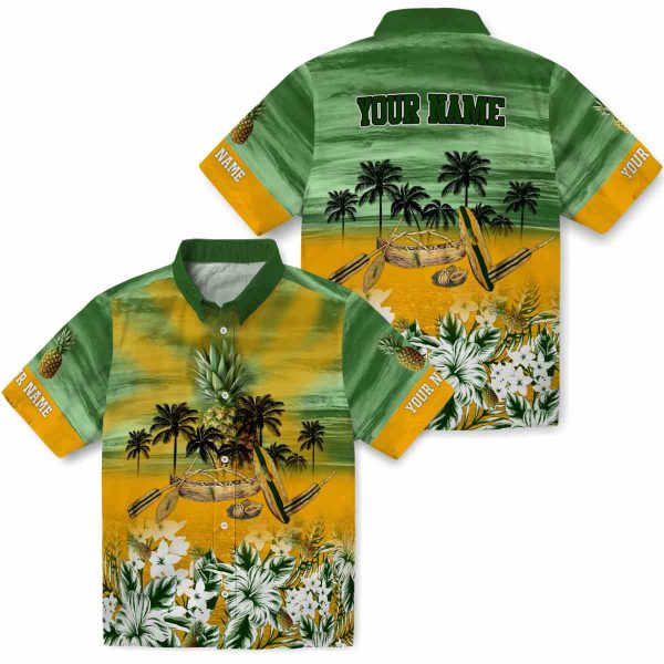 Pineapple Tropical Canoe Hawaiian Shirt Latest Model