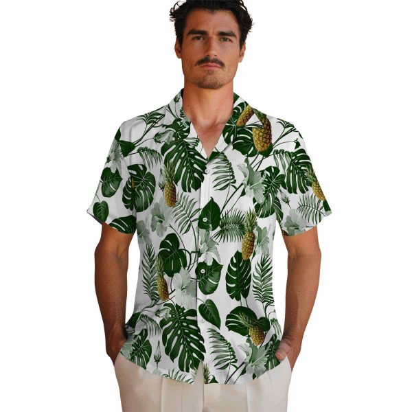 Pineapple Tropical Plants Hawaiian Shirt High quality