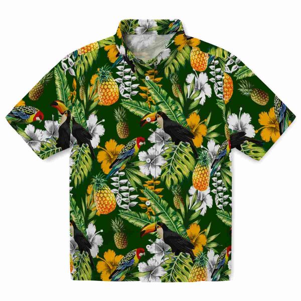 Pineapple Tropical Toucan Hawaiian Shirt Best selling