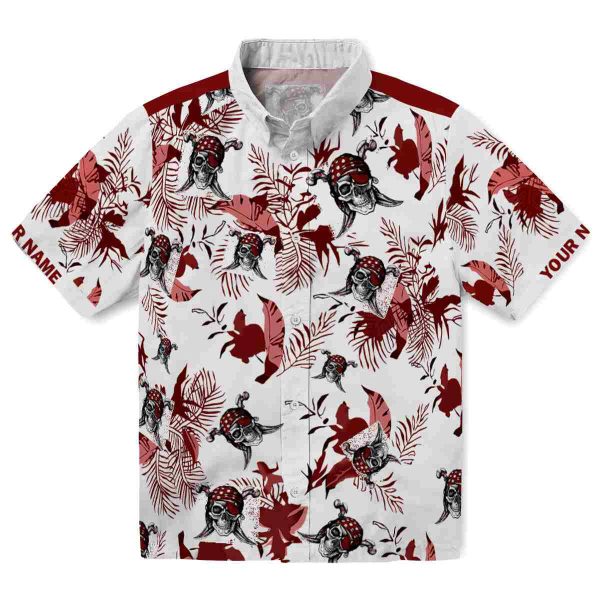 Pirate Botanical Theme Hawaiian Shirt Best selling