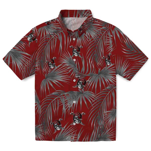 Pirate Leafy Palms Hawaiian Shirt Best selling