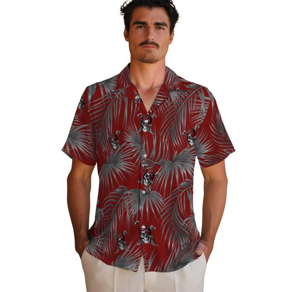 Pirate Leafy Palms Hawaiian Shirt High quality