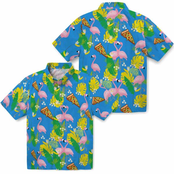 Pizza Flamingo Foliage Hawaiian Shirt Latest Model