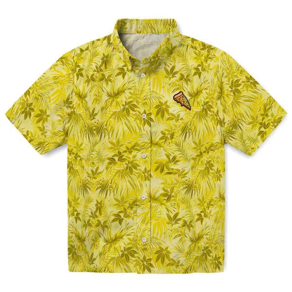 Pizza Leafy Pattern Hawaiian Shirt Best selling