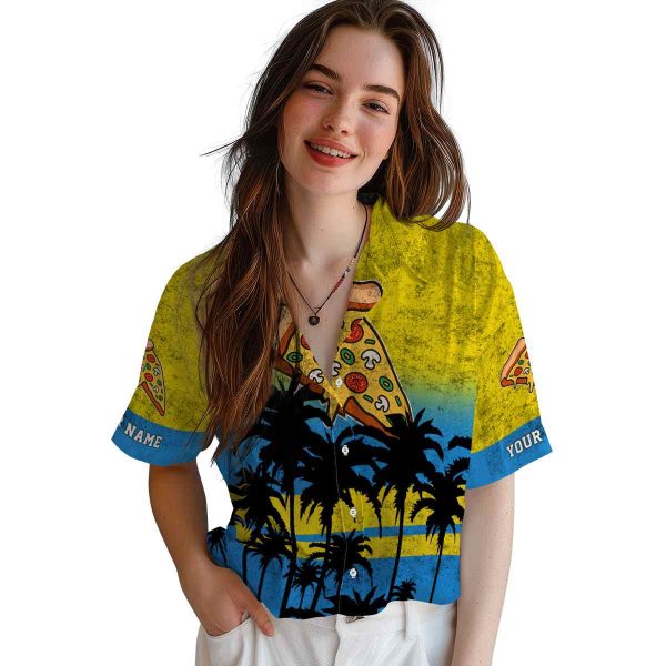 Pizza Sunset Pattern Hawaiian Shirt Trendy