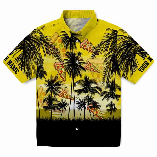 Pizza Sunset Scene Hawaiian Shirt Best selling