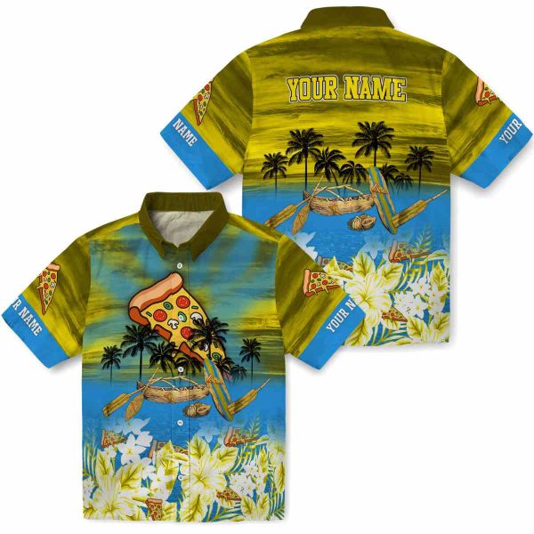 Pizza Tropical Canoe Hawaiian Shirt Latest Model