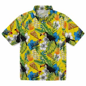 Pizza Tropical Toucan Hawaiian Shirt Best selling