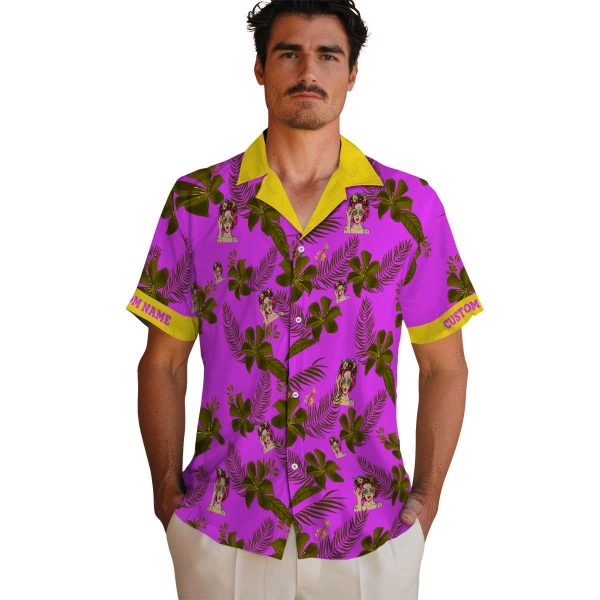 Pop Botanical Print Hawaiian Shirt High quality