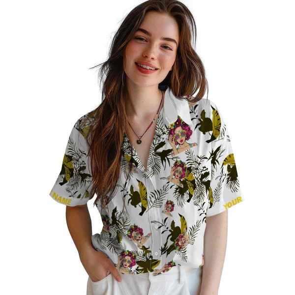 Pop Botanical Theme Hawaiian Shirt Trendy