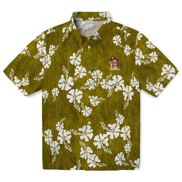 Pop Hibiscus Clusters Hawaiian Shirt Best selling