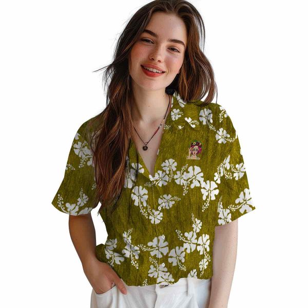 Pop Hibiscus Clusters Hawaiian Shirt Trendy