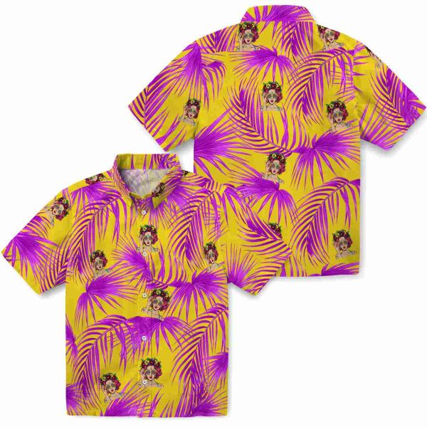 Pop Leafy Palms Hawaiian Shirt Latest Model