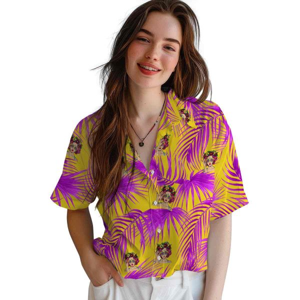 Pop Leafy Palms Hawaiian Shirt Trendy