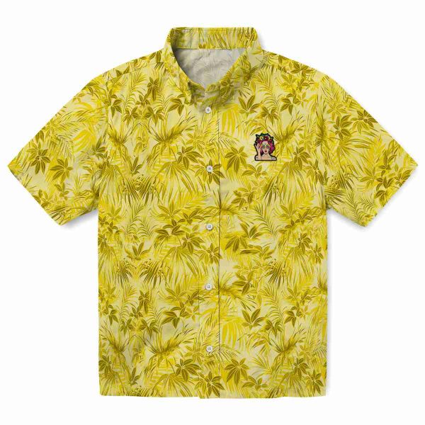 Pop Leafy Pattern Hawaiian Shirt Best selling