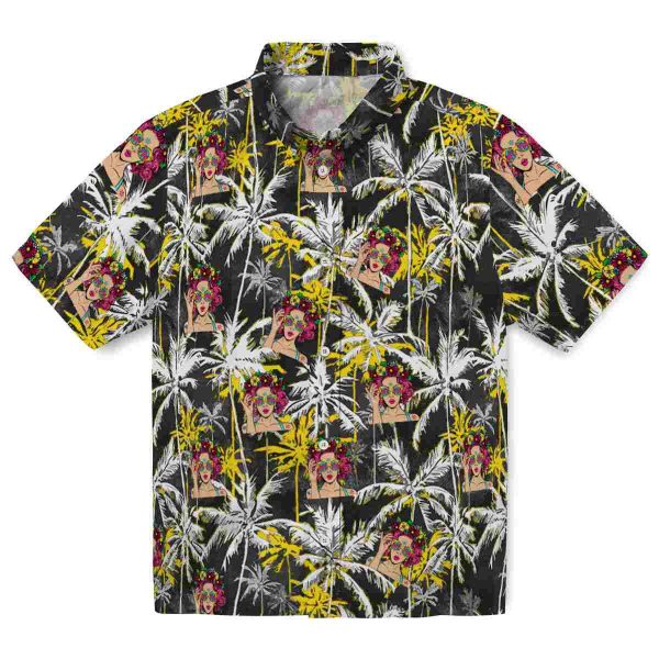 Pop Palm Pattern Hawaiian Shirt Best selling