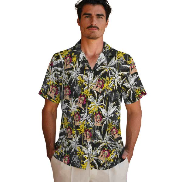 Pop Palm Pattern Hawaiian Shirt High quality