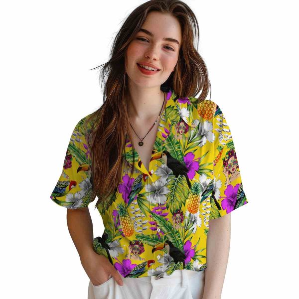 Pop Tropical Toucan Hawaiian Shirt Trendy