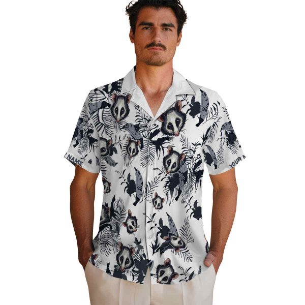 Possum Botanical Theme Hawaiian Shirt High quality